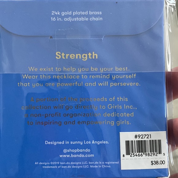 Brand new ban.do strength necklace - Picture 2 of 2